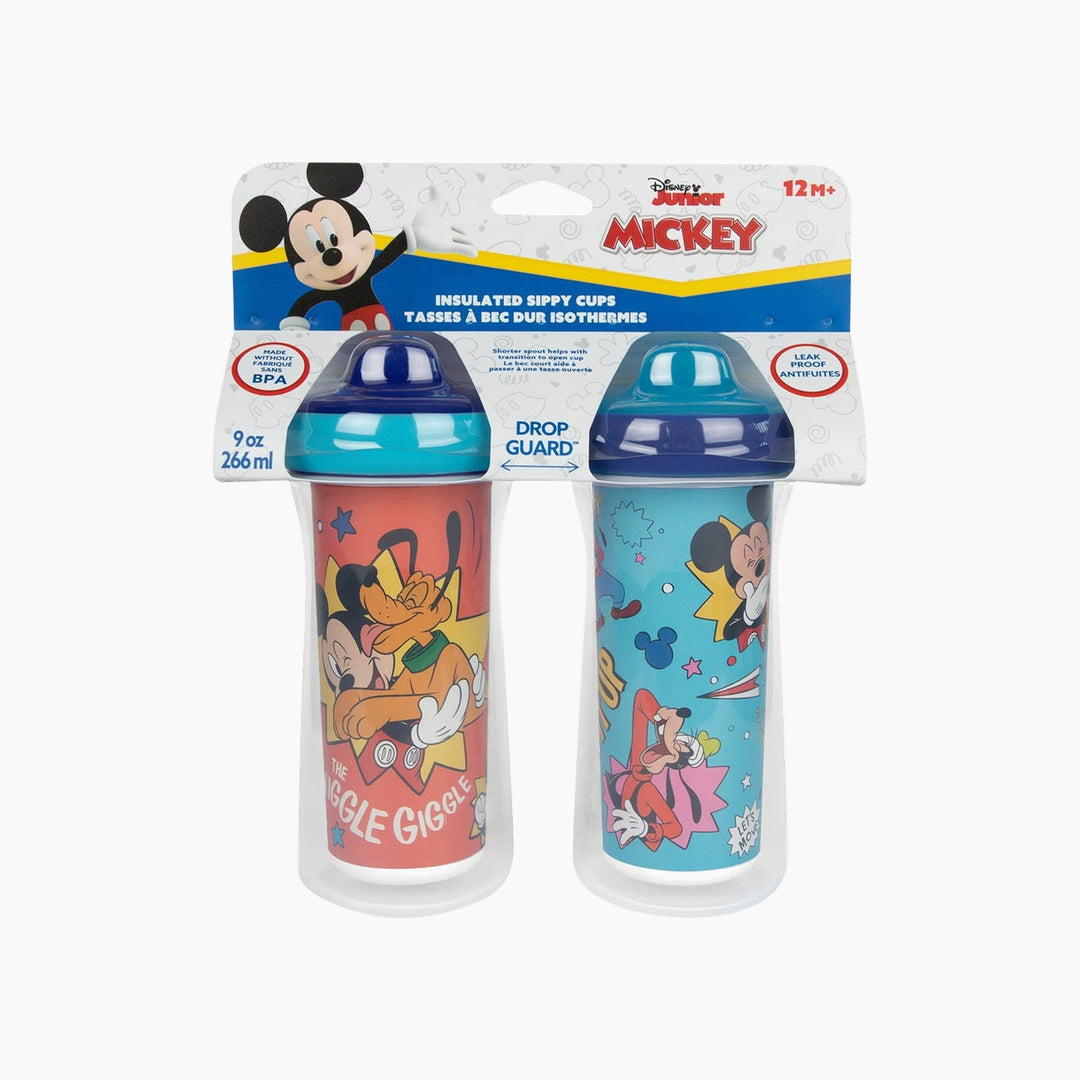 Disney Junior Tfy Mickey Insulated Sippy Cup 2Pk - Blue