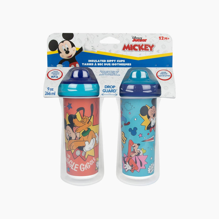 Disney Junior Tfy Mickey Insulated Sippy Cup 2Pk - Blue
