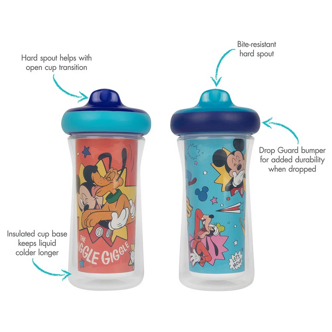 Disney Junior Tfy Mickey Insulated Sippy Cup 2Pk - Blue
