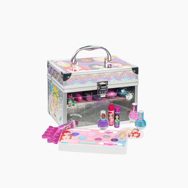 Townley Girl Disney Princess Train Case Beauty Set