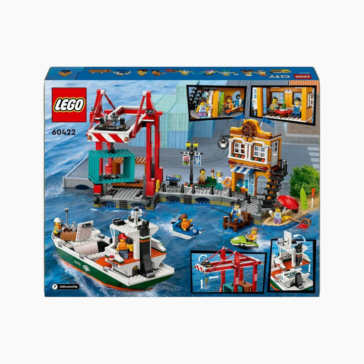 Lego Seaside Harbor With Cargo Ship Construction Set