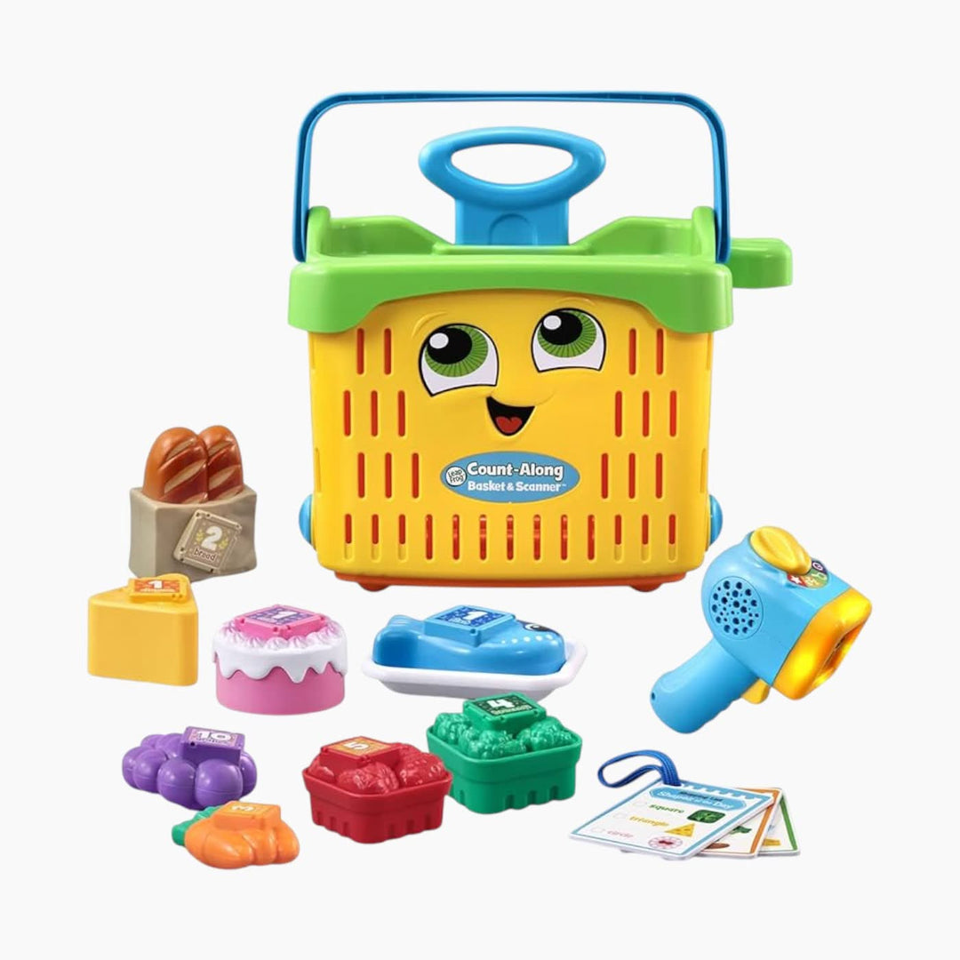 سلة العد على طول LeapFrog والماسح الضوئي