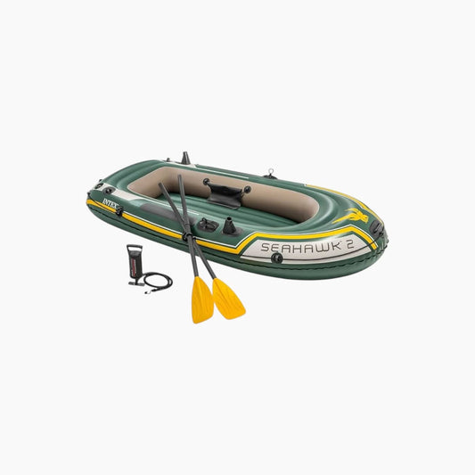 Intex Seahawk 2 Fishing Boat Set with Oars