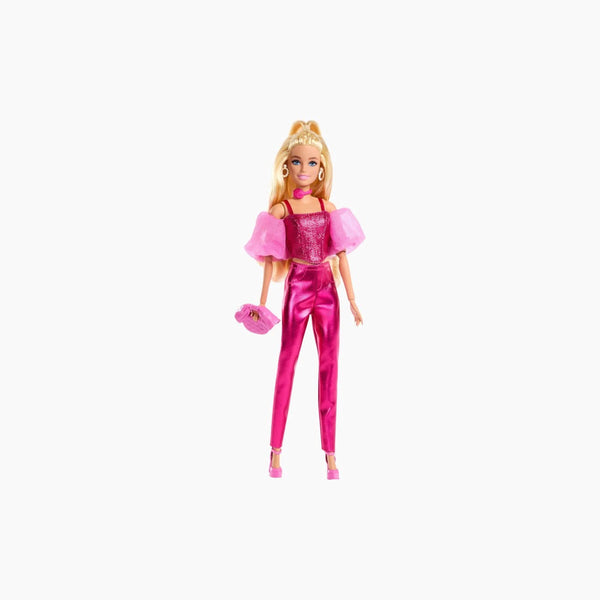 باربي #Barbiecore Deluxe Fashionistas شقراء وجسم أصلي