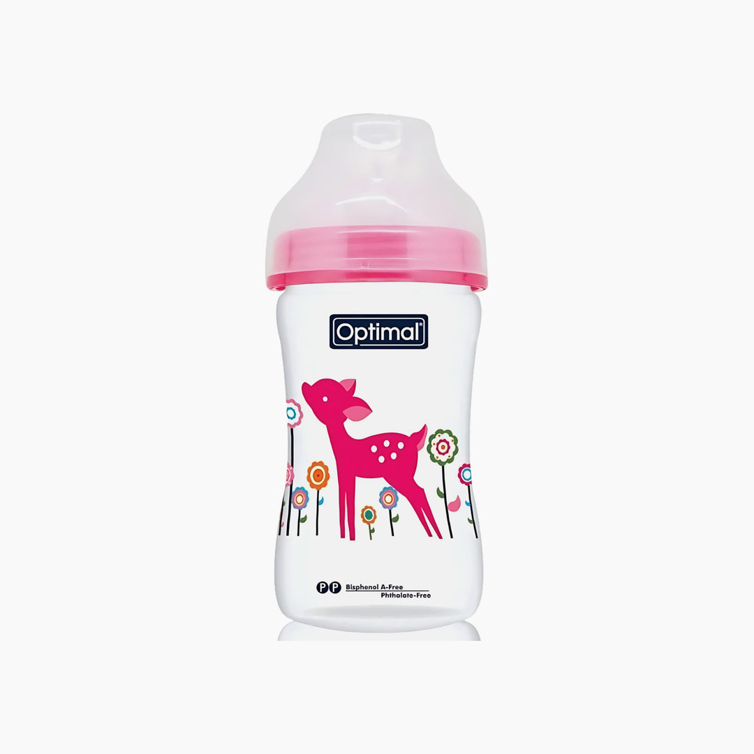 Optimal P.P Extra Wide Neck Feeding Assorted