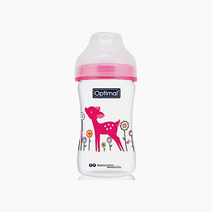 Optimal P.P Extra Wide Neck Feeding Assorted