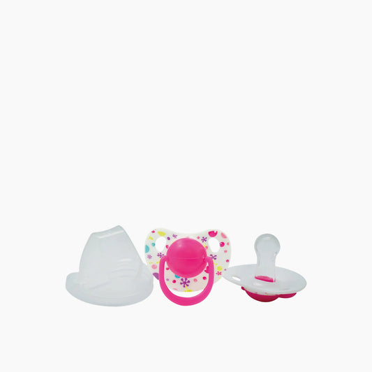 Optimal Round Silicone Nipple Pacifier 0M+ Assorted