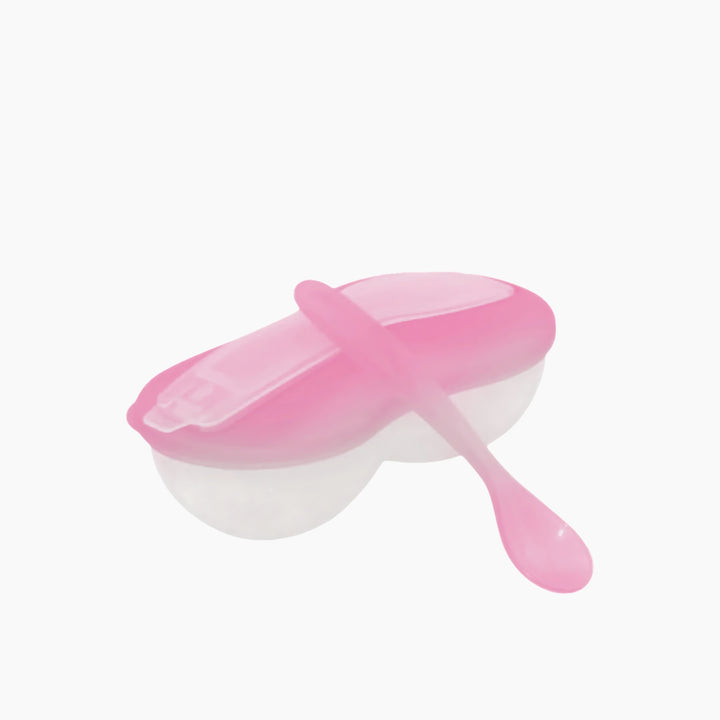 Optimal Grinding Feeding Bowl with Spoon Assorted