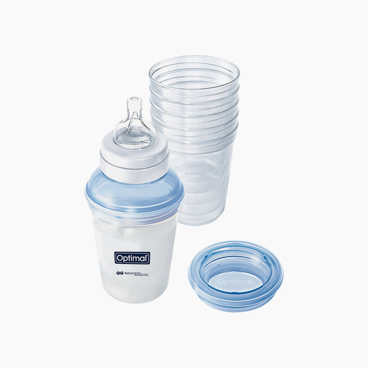 Optimal P.P Wide Neck Food &amp; Milk Storage Cups
