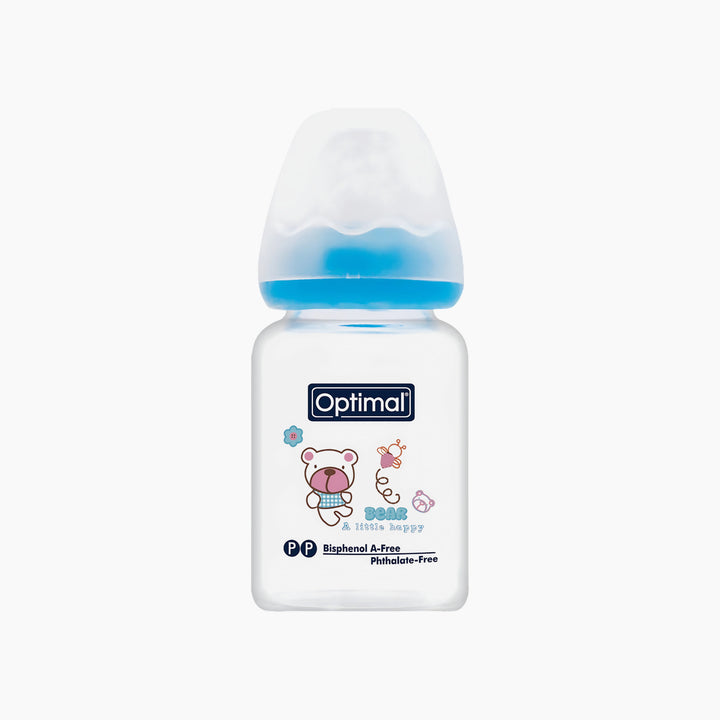 Optimal Glass Feeding Bottle 60ml Assorted