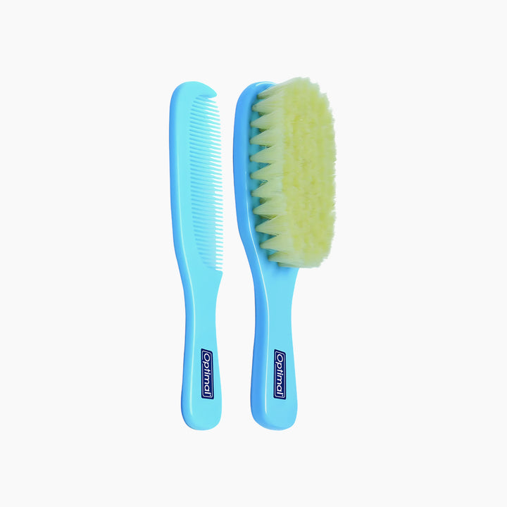 Optimal Baby Hair Brush &amp; Comb Set Assorted