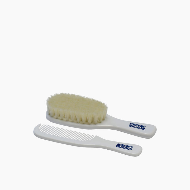 Optimal Baby Hair Brush &amp; Comb Set Assorted