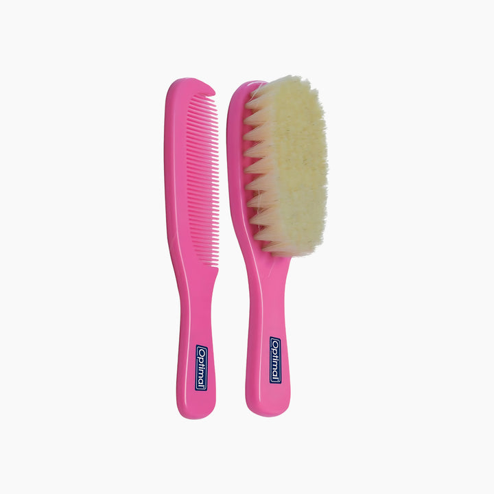 Optimal Baby Hair Brush &amp; Comb Set Assorted