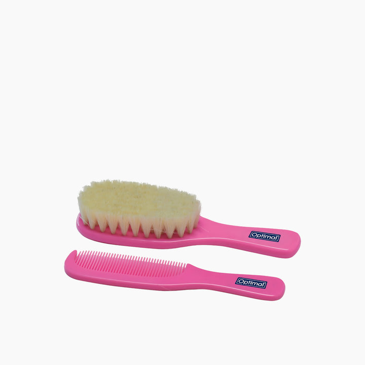 Optimal Baby Hair Brush &amp; Comb Set Assorted