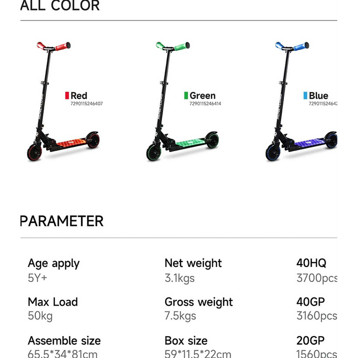 Qplay Honeycomb Scooter