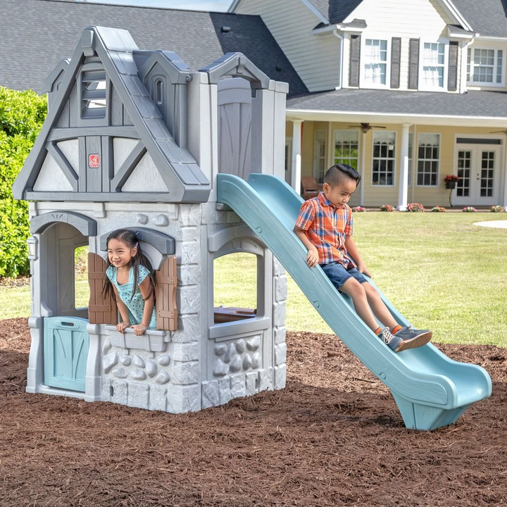 Step2 Enchanting Adventures 2-Story Playhouse &amp; Slide