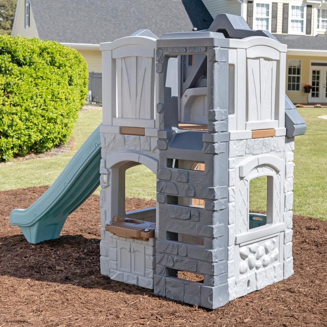 Step2 Enchanting Adventures 2-Story Playhouse &amp; Slide