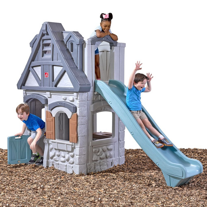 Step2 Enchanting Adventures 2-Story Playhouse &amp; Slide