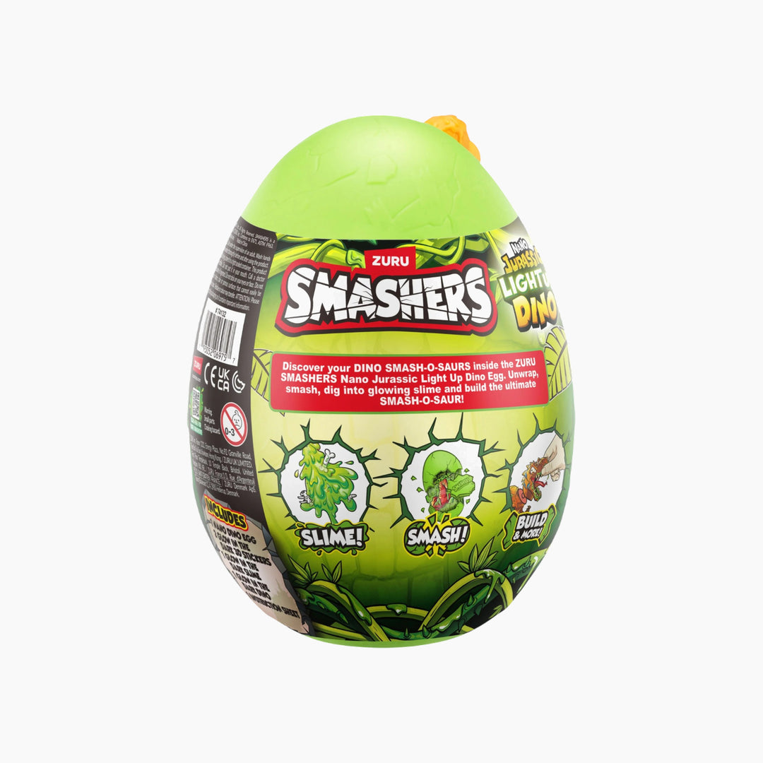 Zuru Smashers Nano Jurassic Light-Up Dino Egg with five surprises