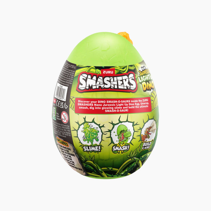 Zuru Smashers Nano Jurassic Light-Up Dino Egg with five surprises