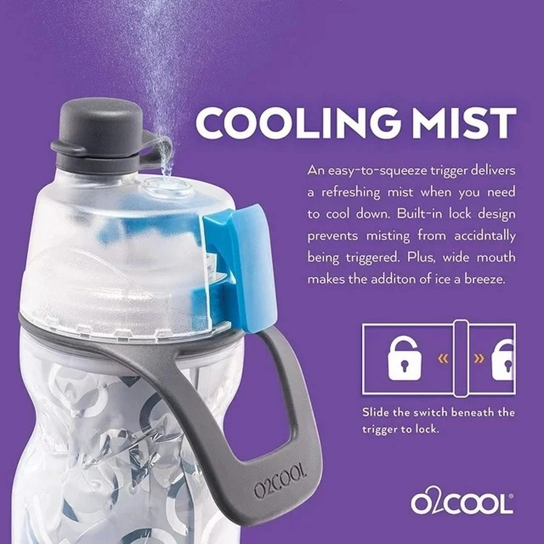 O2Cool Mist N Sip Insulated Water Bottle