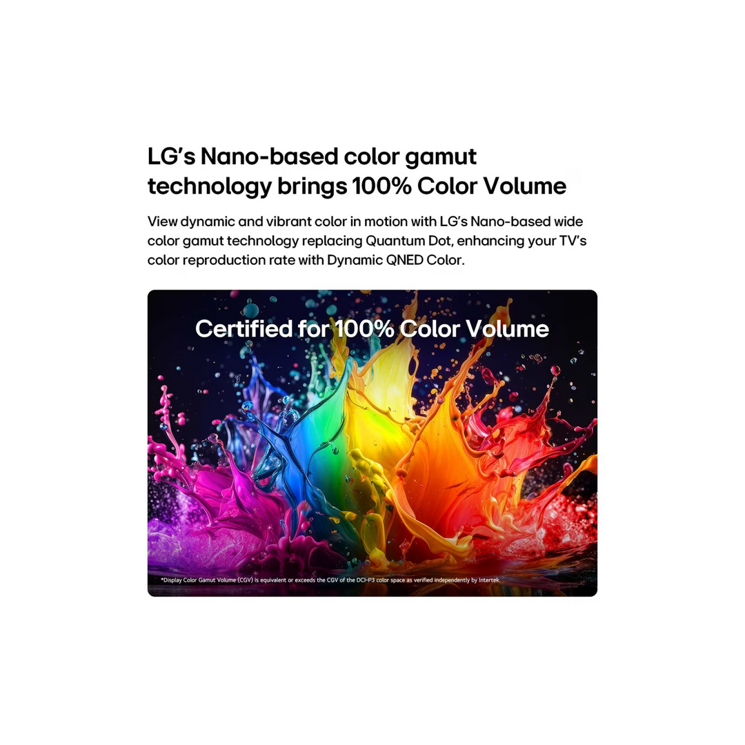 LG 75 inch QNED AI Mini LED QNED70 4K Smart TV 2026