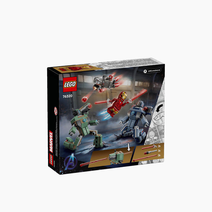 LEGO Iron Man &amp; War Machine vs. Hammer Drones- 204 Pcs