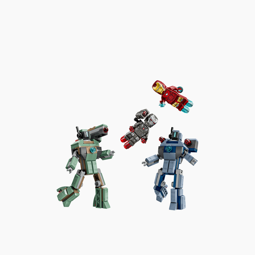 LEGO Iron Man &amp; War Machine vs. Hammer Drones- 204 Pcs