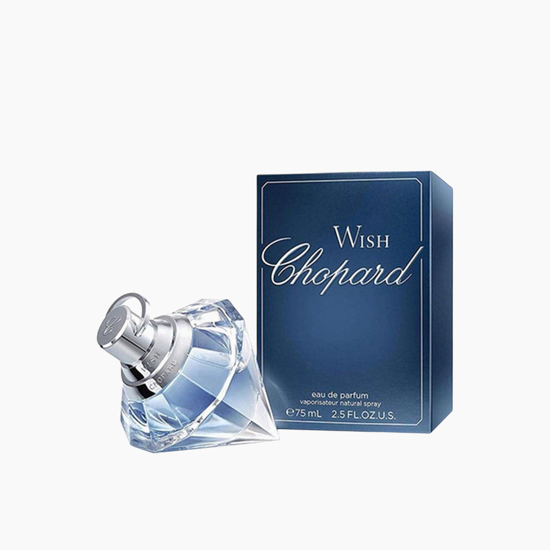 Chopard Wish 75ml diamond-shaped Eau de Parfum bottle