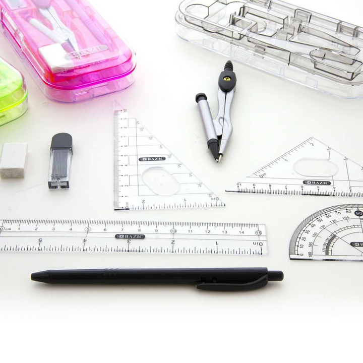 Bazic 9 Pcs. Math Tool Sets