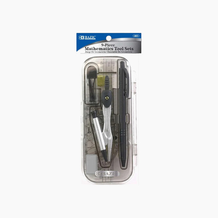 Bazic 9 Pcs. Math Tool Sets