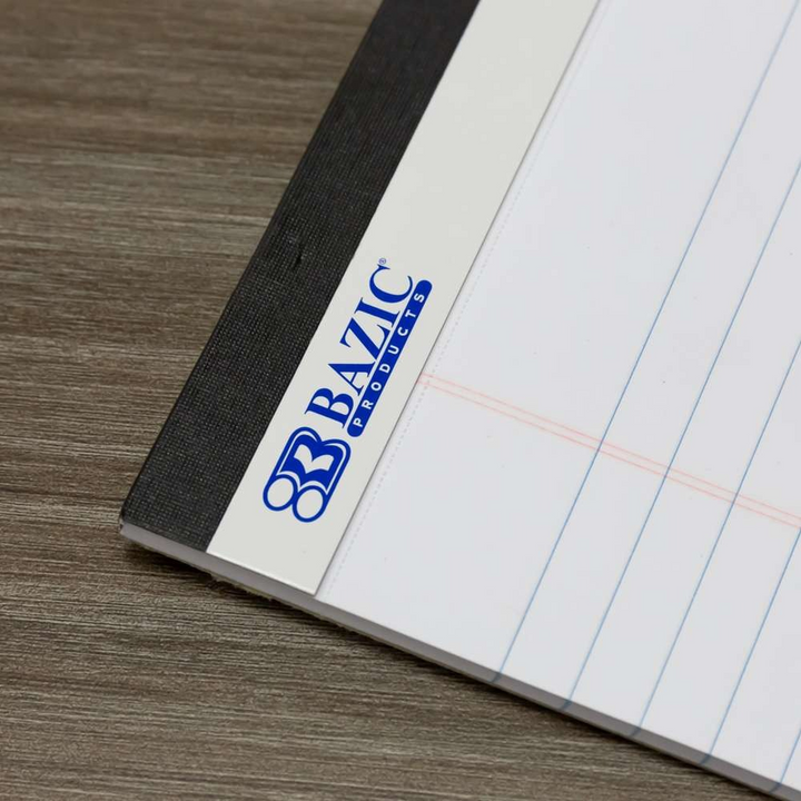 Bazic 50-Count 5" x 8" White Jr. Perforated Writing Pads 2-Pack