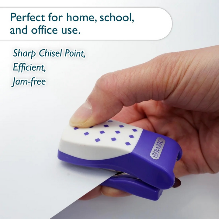 Bazic Mini Cushion Grip Standard Stapler with 500-Count Staples - 26/6