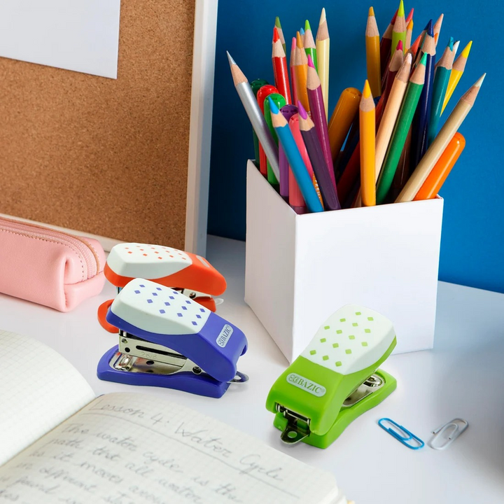 Bazic Mini Cushion Grip Standard Stapler with 500-Count Staples - 26/6