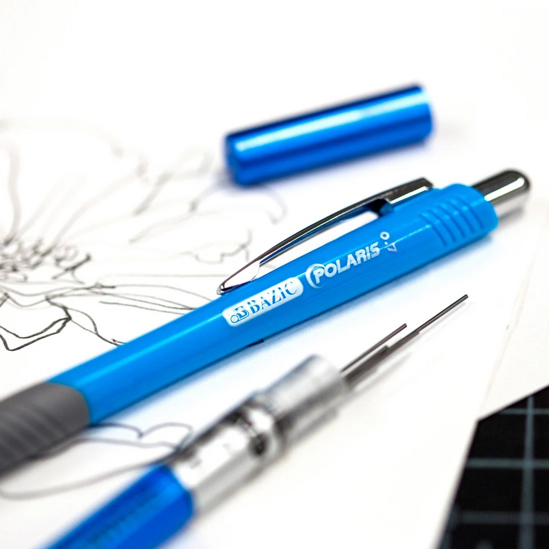 Bazic Polaris 0.7mm Mechanical Pencil With Ceramic High-Quality Lead