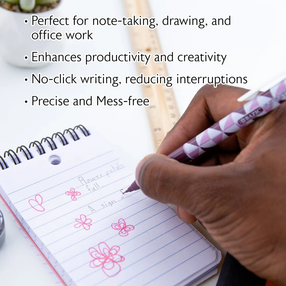 Bazic Infinite Orion 0.7mm Auto Lead Advance Mechanical Pencil With Ceramic High-Quality Lead