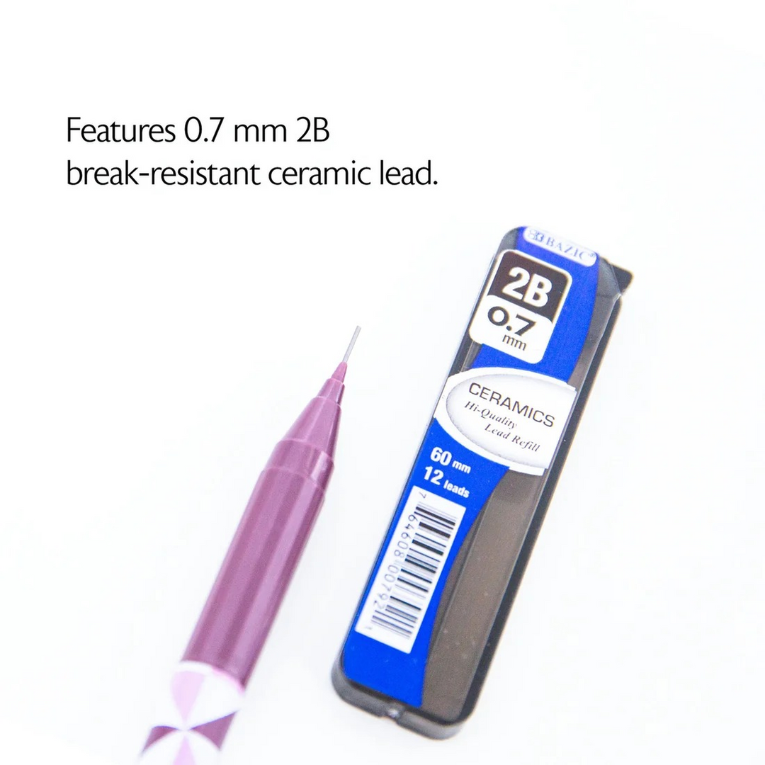 Bazic Infinite Orion 0.7mm Auto Lead Advance Mechanical Pencil With Ceramic High-Quality Lead