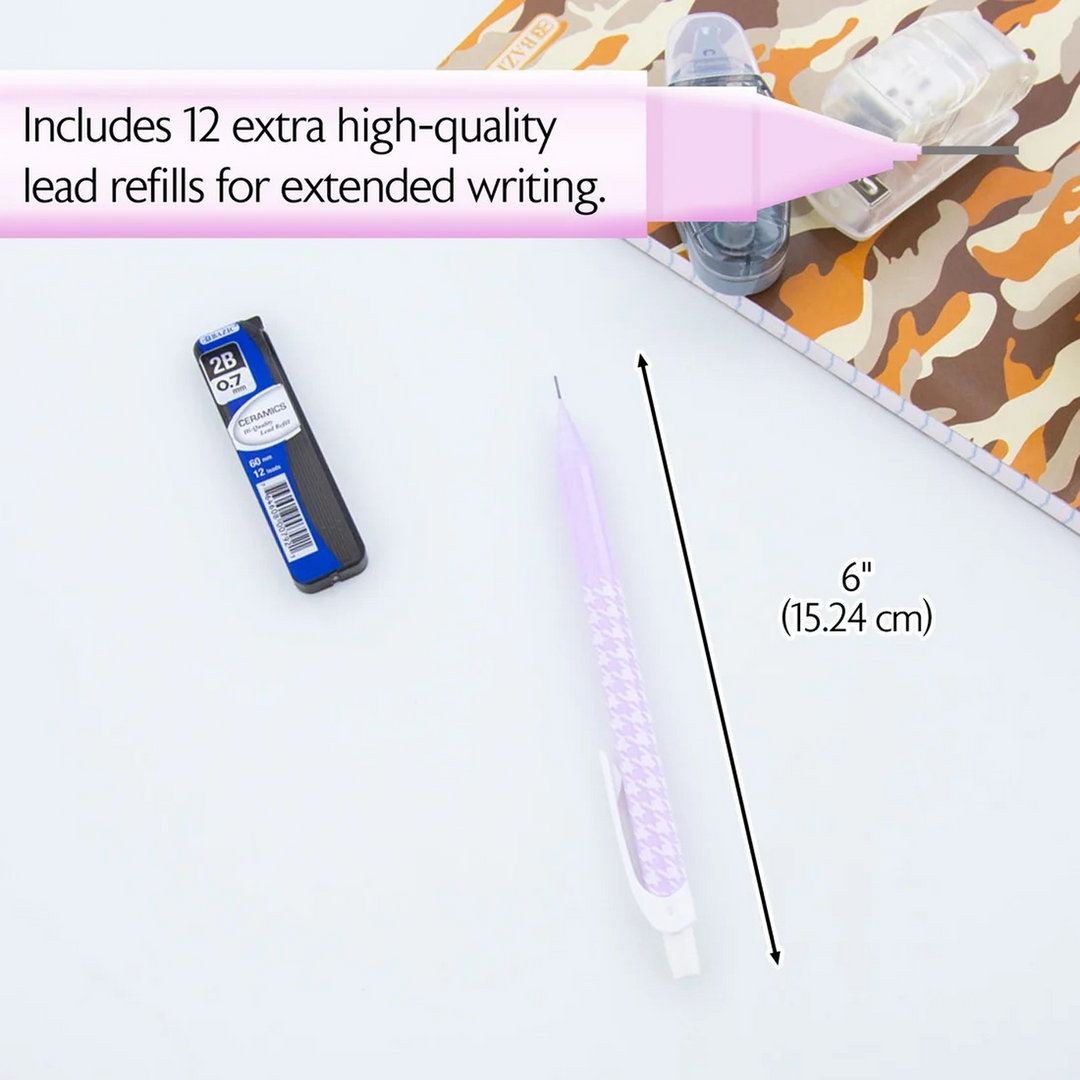 Bazic Infinite Alora 0.7mm Auto Lead Advance Mechanical Pencil With Ceramic High-Quality Lead