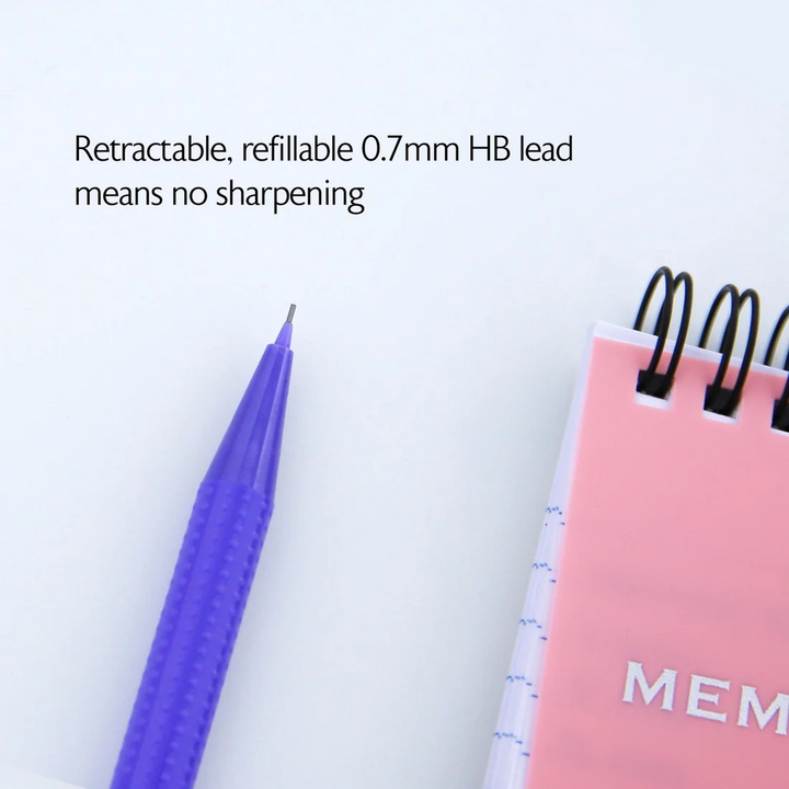 Bazic Saige Serena 0.7mm Mechanical Pencil 4-Pack
