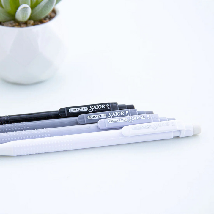 Bazic Saige Chroma 0.7mm Mechanical Pencil 12-Count Box