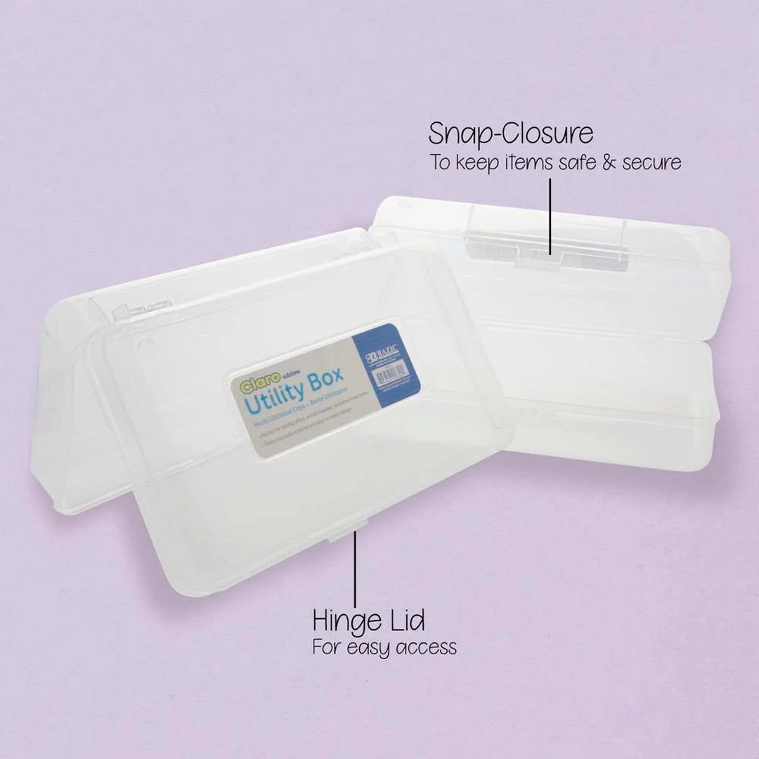 Bazic Clear Multipurpose Utility Box
