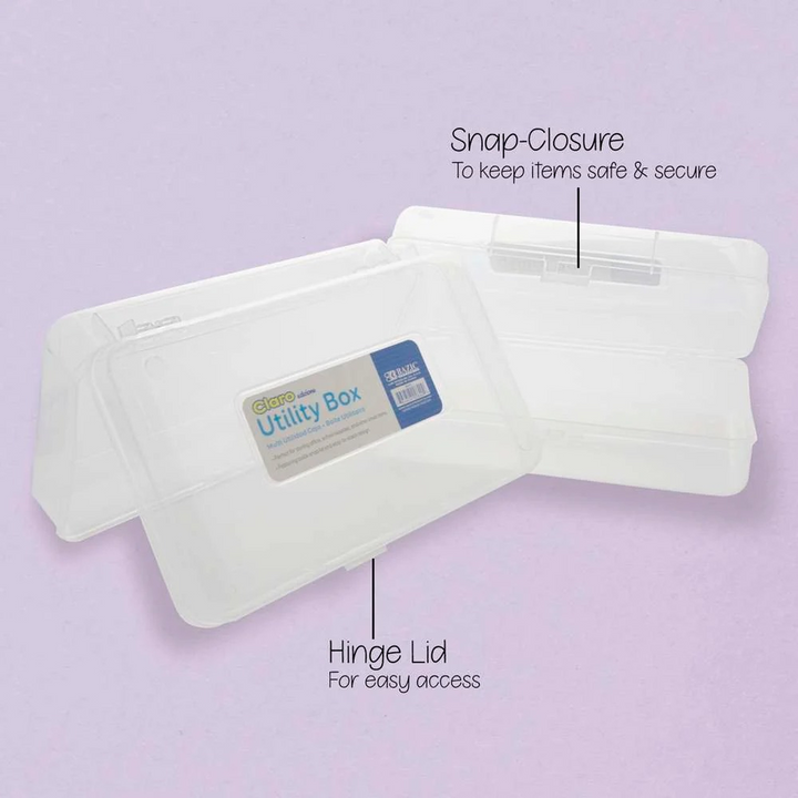 Bazic Clear Multipurpose Utility Box