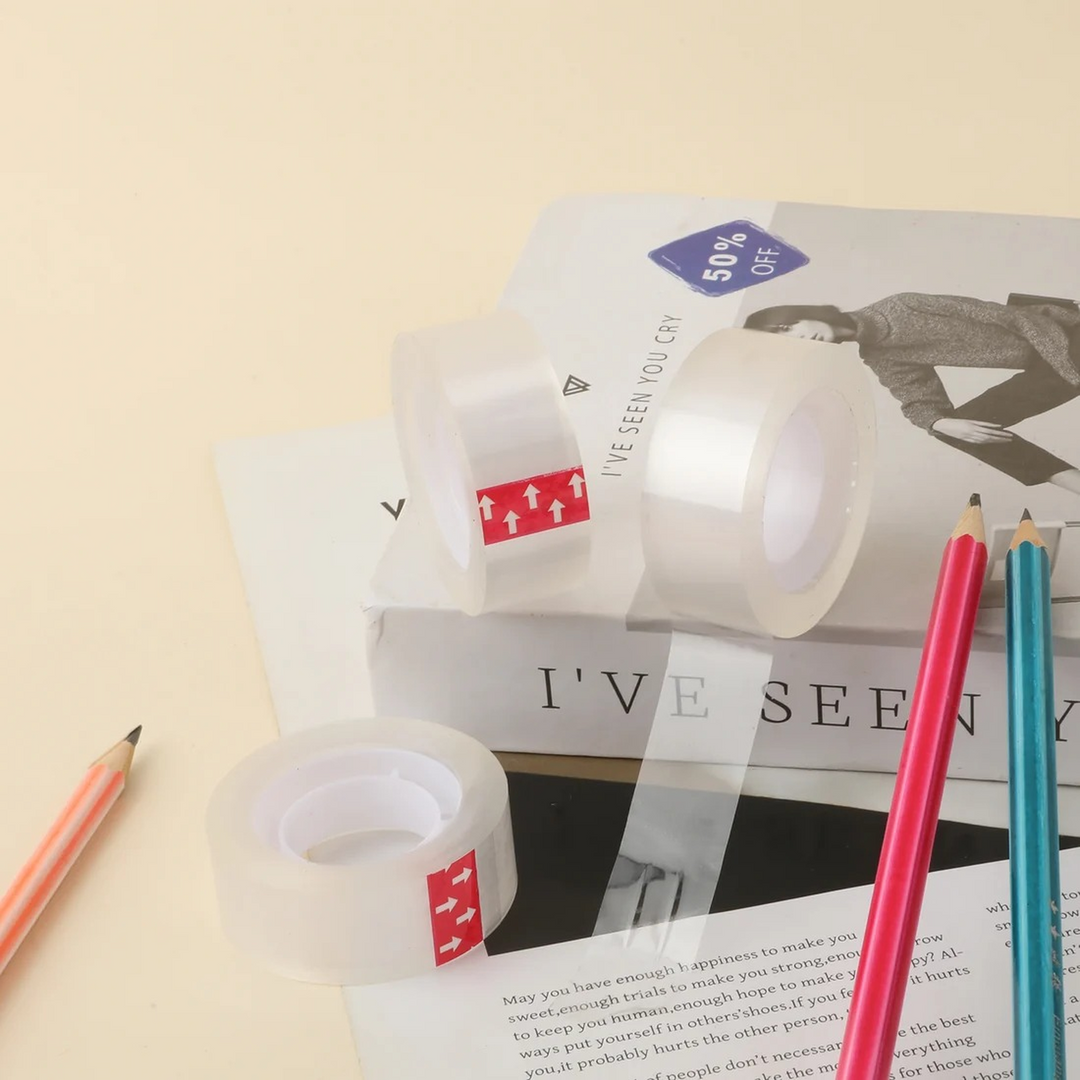 Bazic 3/4" x 1000" Transparent Tape Refill 3-Pack