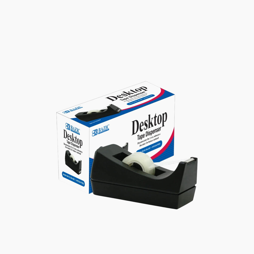Bazic 1" Core Desktop Tape Dispenser