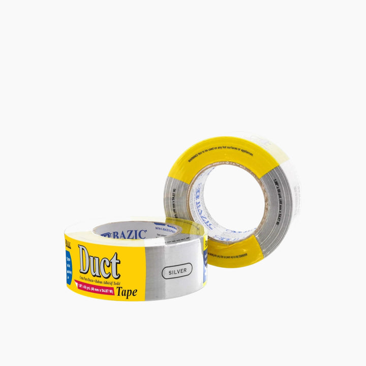 Bazic 1.88" X 60 Yards Silver Duct Tape