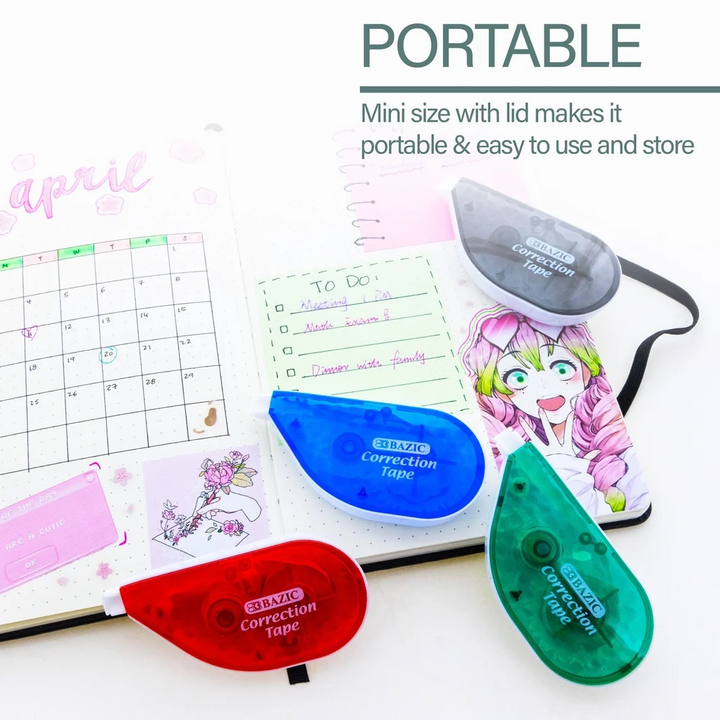 Bazic Crystal 5 Mm X 236" Correction Tape