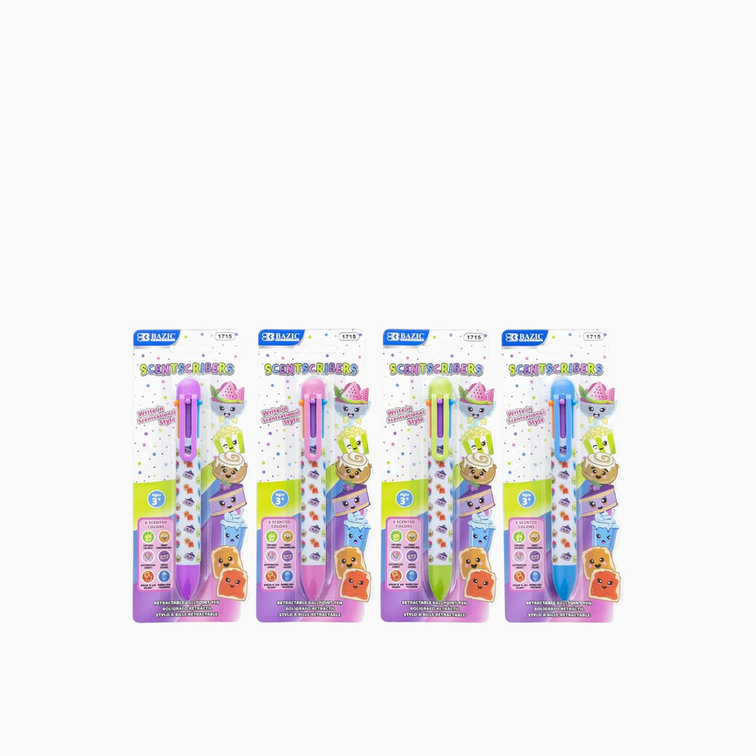 Bazic Scentscribers Scented 6-Color Pen