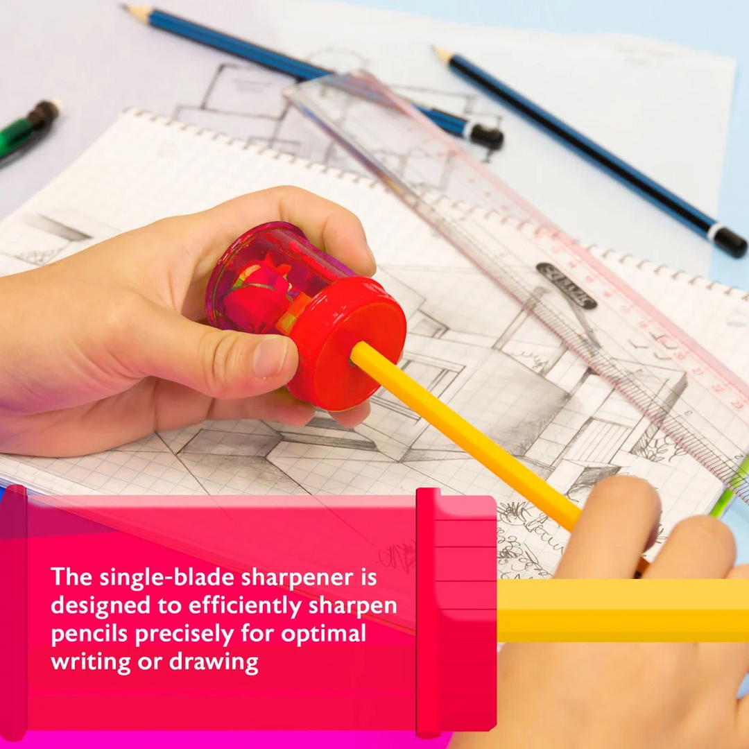 Bazic Ethan Sharpener With Round Receptacle