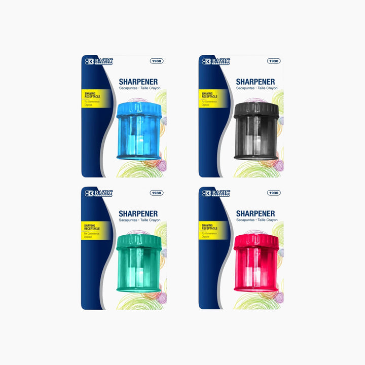 Bazic Ethan Sharpener With Round Receptacle