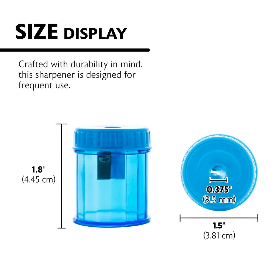 Bazic Ethan Sharpener With Round Receptacle